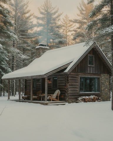 Deep Woods and Quiet Snow