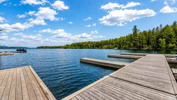 Sandy Bay Hideaway | Dock and Lake access steps from Cabin