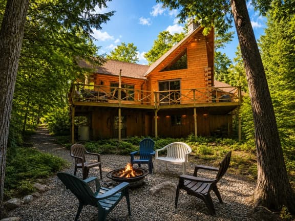 Hartford's Point Lodge Spacious Log Cabin *Perfect for families*